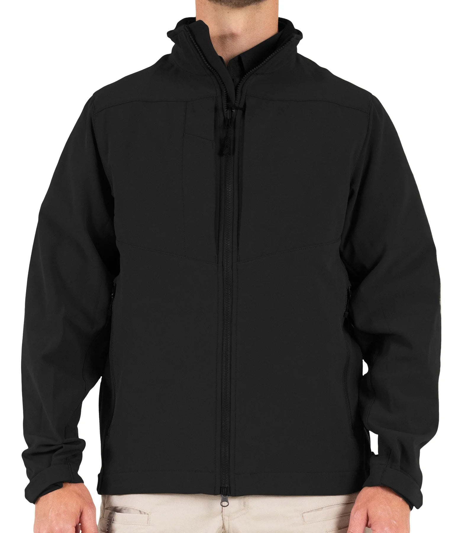 Black tactical softshell sales jacket
