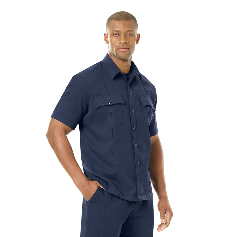 WORKRITE - MEN'S STATION NO. 73 UNTUCKED UNIFORM SHIRT