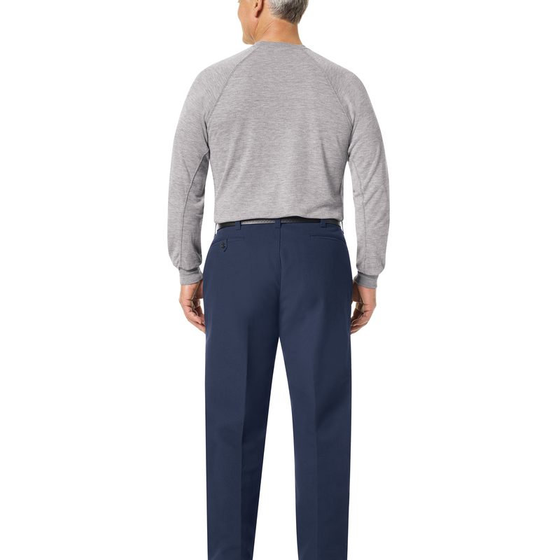 WORKRITE - MEN'S LONG SLEEVE STATION WEAR TEE (ATHLETIC STYLE)