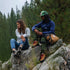 Danner Panorama Mid Brown/Red Hiking Boot