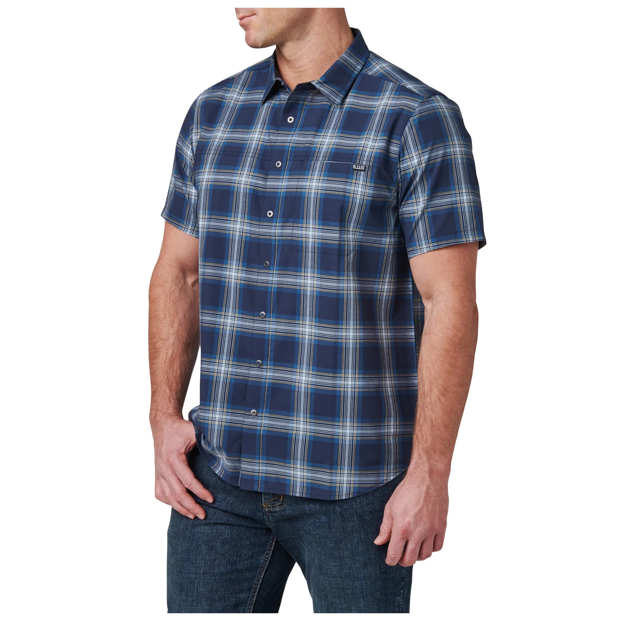 5.11 Tactical - WYATT SHORT SLEEVE PLAID SHIRT