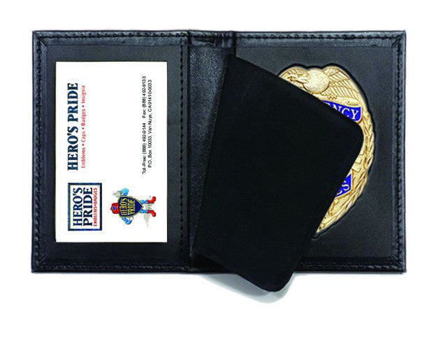 Deluxe Bi-Fold ID Case with Recessed Badge Cutout