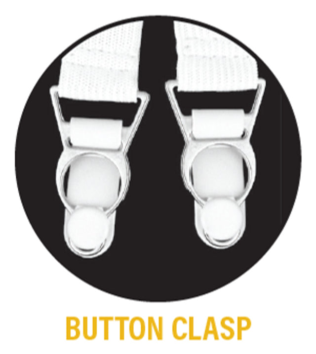 Hero's Pride - Shirt Holders Adjustable w/ Button Clasp Y-Style Strap
