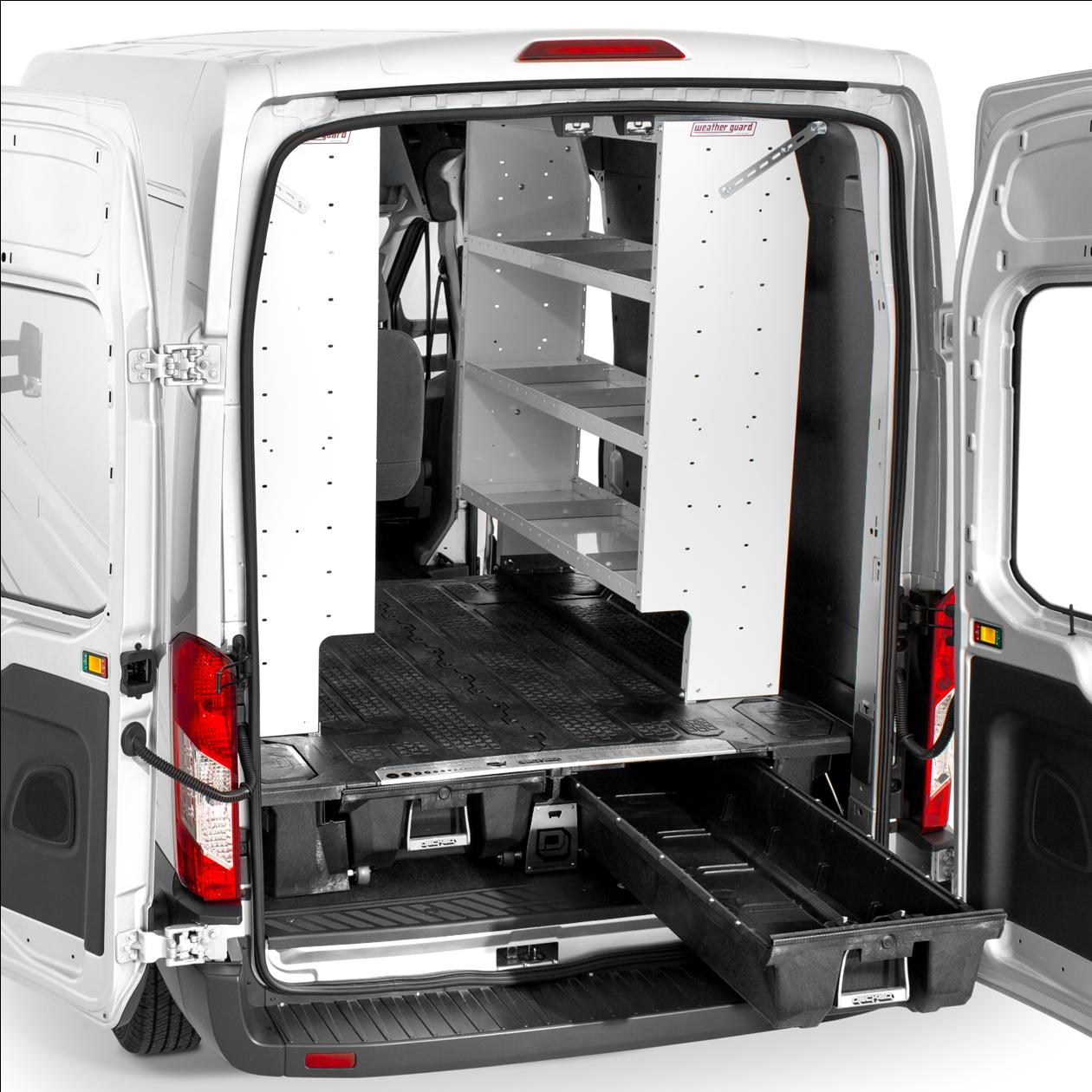 DECKED IN-VEHICLE STORAGE SYSTEM FOR RAM PROMASTER