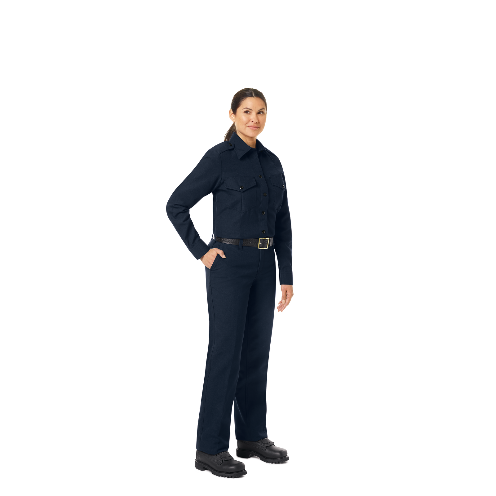 Workrite Women's Classic Long Sleeve Fire Chief Shirt