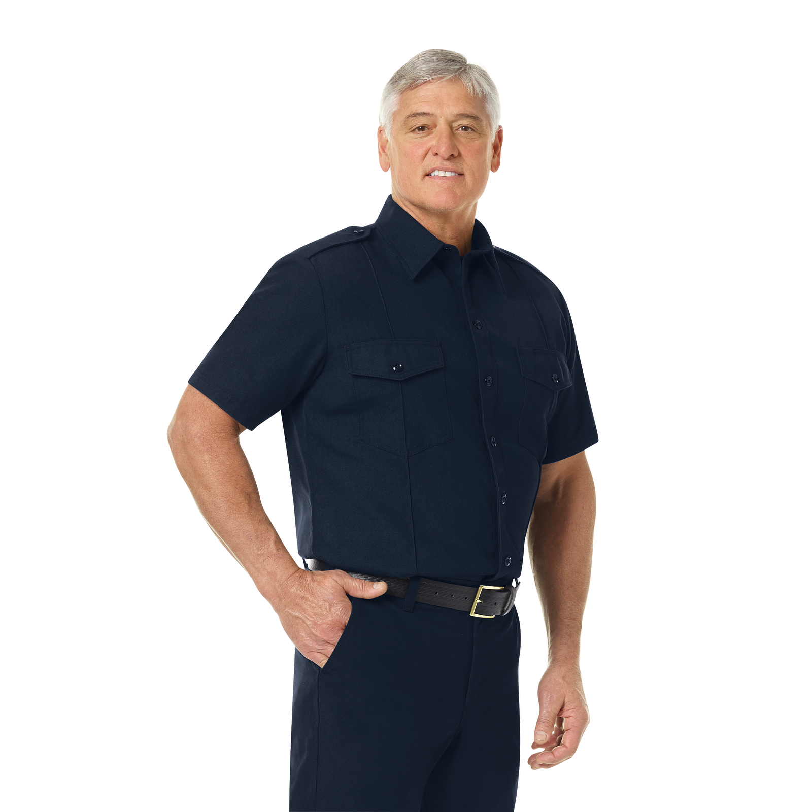 Workrite Men's Classic Short Sleeve Fire Chief Shirt