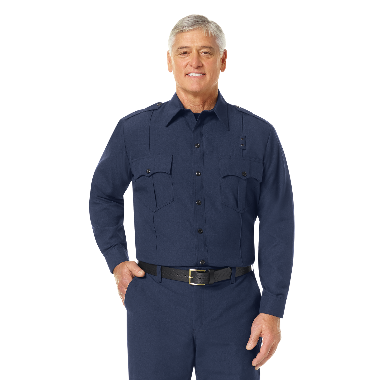 Workrite Men's Classic Long Sleeve Fire Officer Shirt