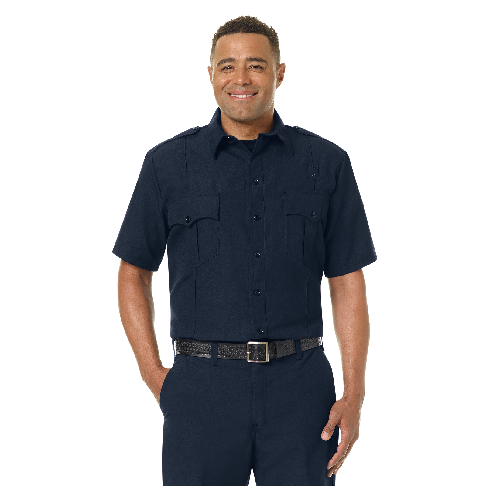 Workrite Men's Classic Short Sleeve Fire Officer Shirt