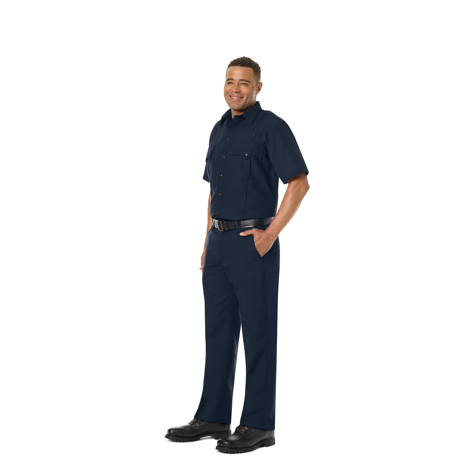 Workrite Men's Classic Short Sleeve Fire Officer Shirt