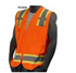 Majestic Orange ANSI CLASS-2 Surveyors Safety Vest