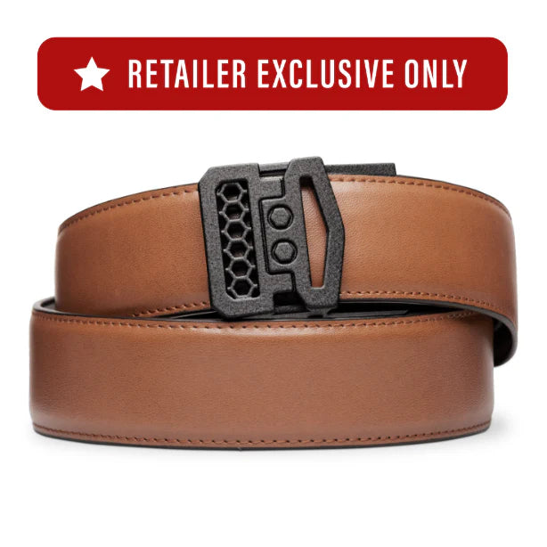 Kore Leather Belt 1.5 with choice of X Buckles