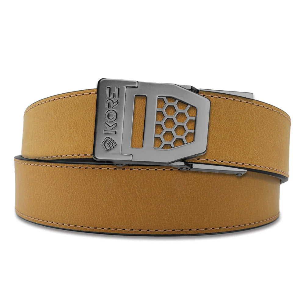 Kore Buffalo Leather Belt 1.5 with choice of X Buckles