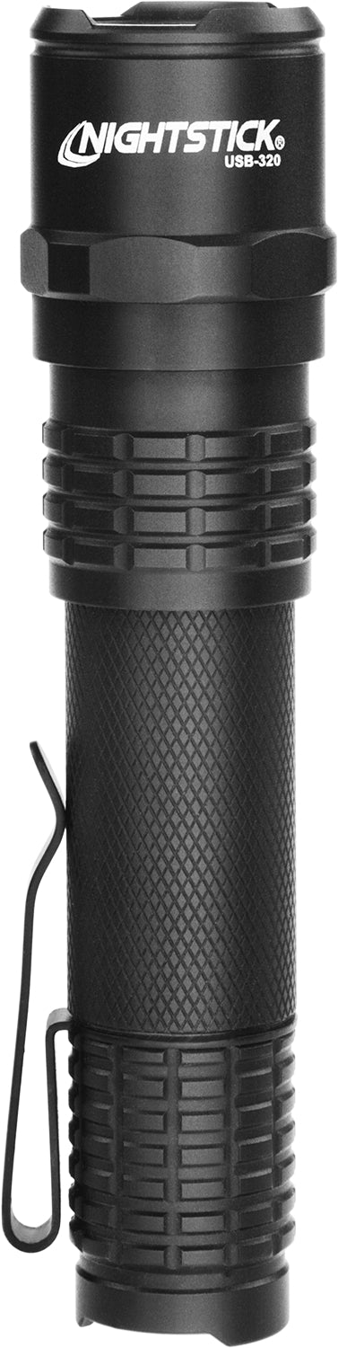 Nightstick Metal USB Tactical EDC Flashlight