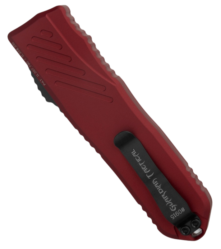 Guardian Tactical RECON-035 G2 S/E OTF MagnaCut Knife Red Al (3.3" Black)