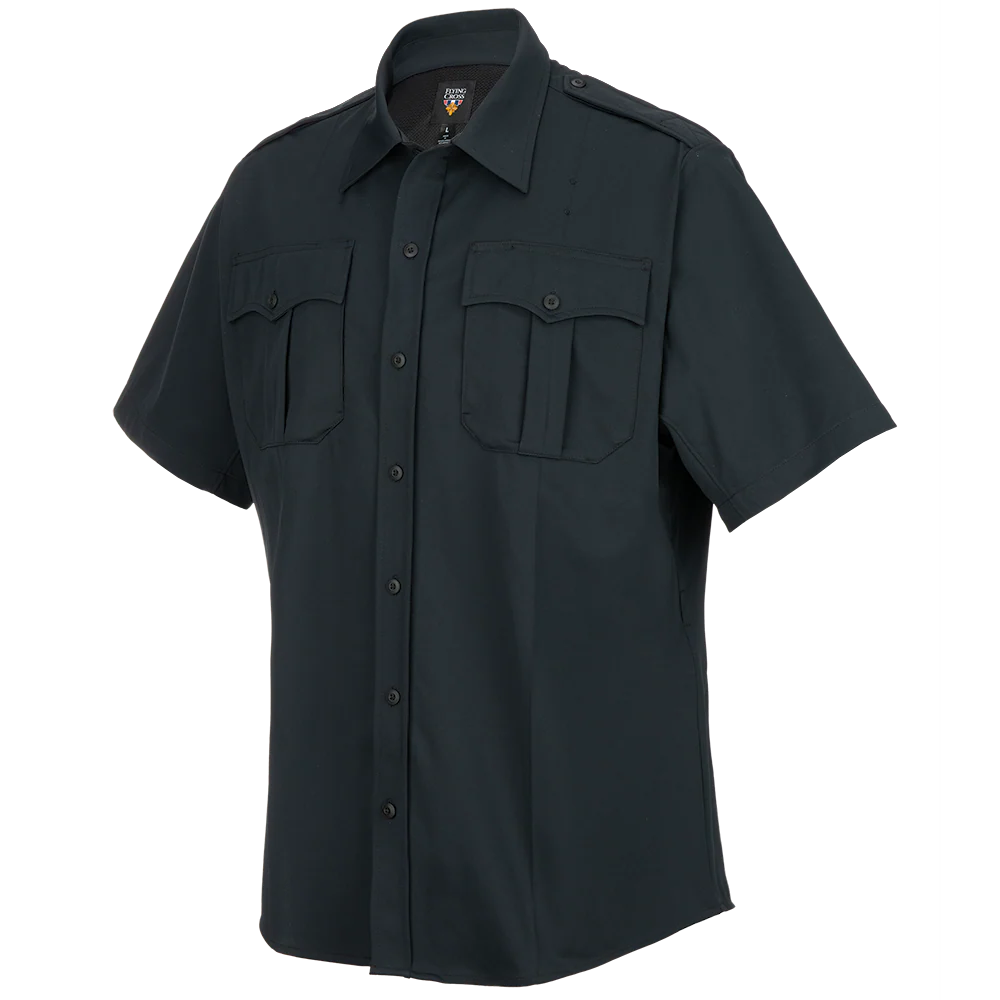 Flying Cross Power Flex Men's Short Sleeve Class A Uniform Shirt