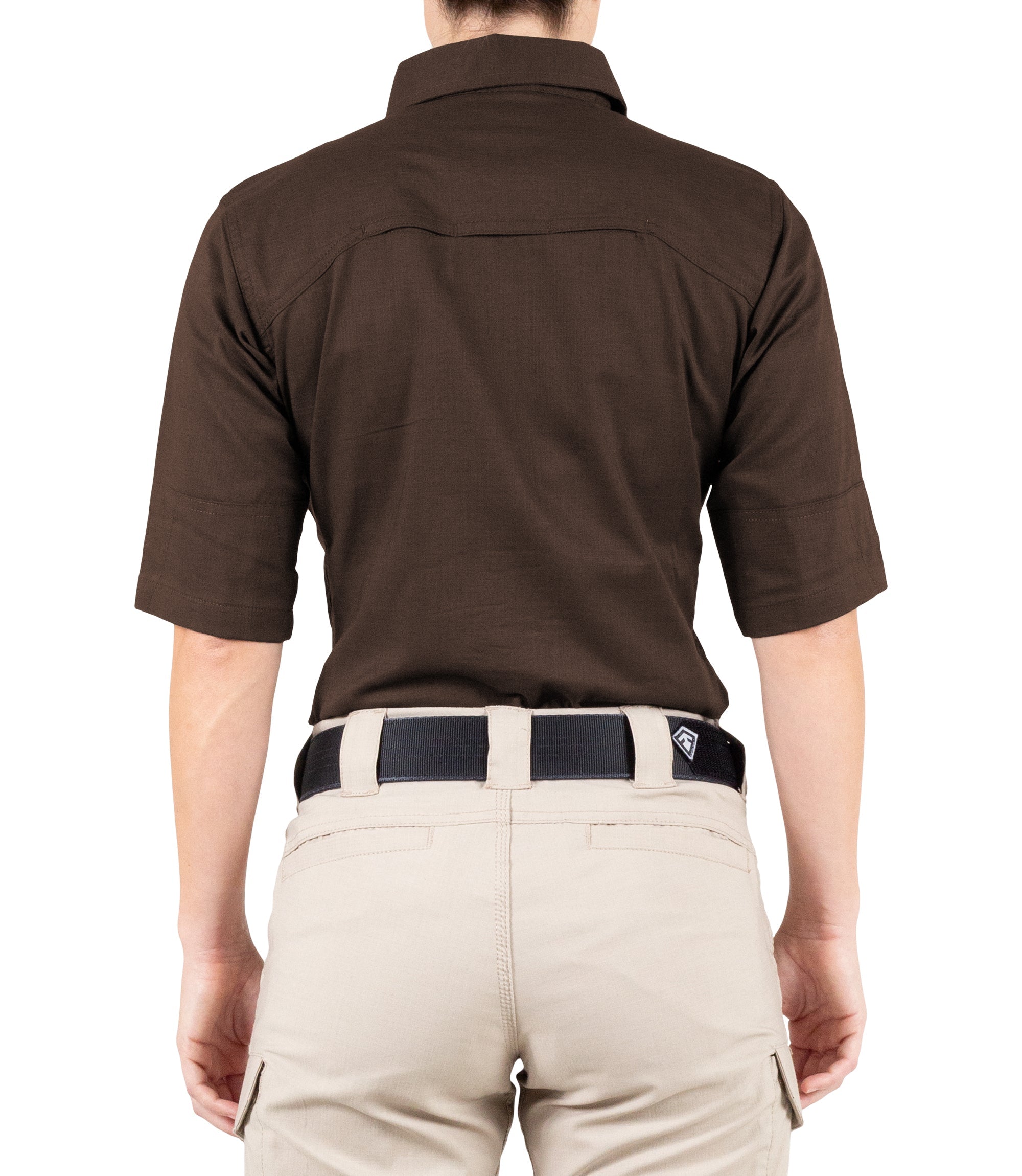 First Tactical Women's V2 Tactical Short Sleeve Shirt - Brown
