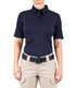 Front of Women's V2 Pro Performance Short Sleeve Shirt in Midnight Navy