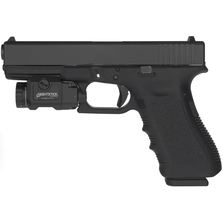 Nightstick - Compact Handgun Light w/Strobe - 1 CR123 - Black