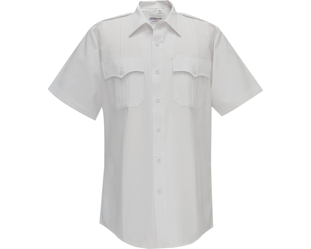 Flying Cross DURO POPLIN 65% POLY/35% MEN'S SHORT SLEEVE SHIRT