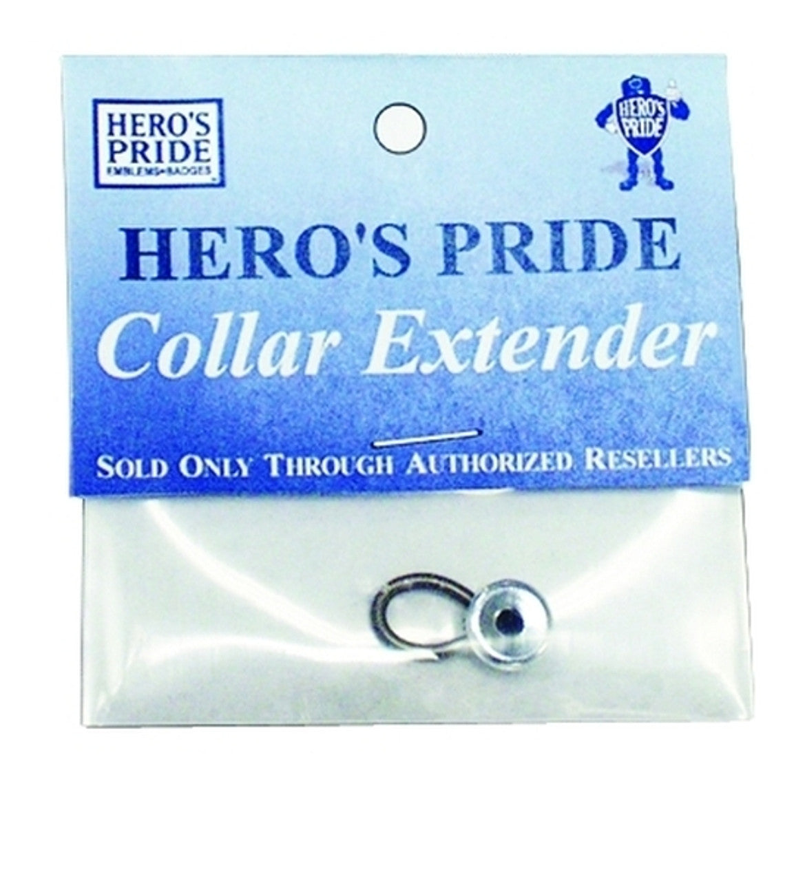 COLLAR EXTENDERS (ADDS UP TO 1/2" TO SHIRT SIZE), NICKEL, 10MM