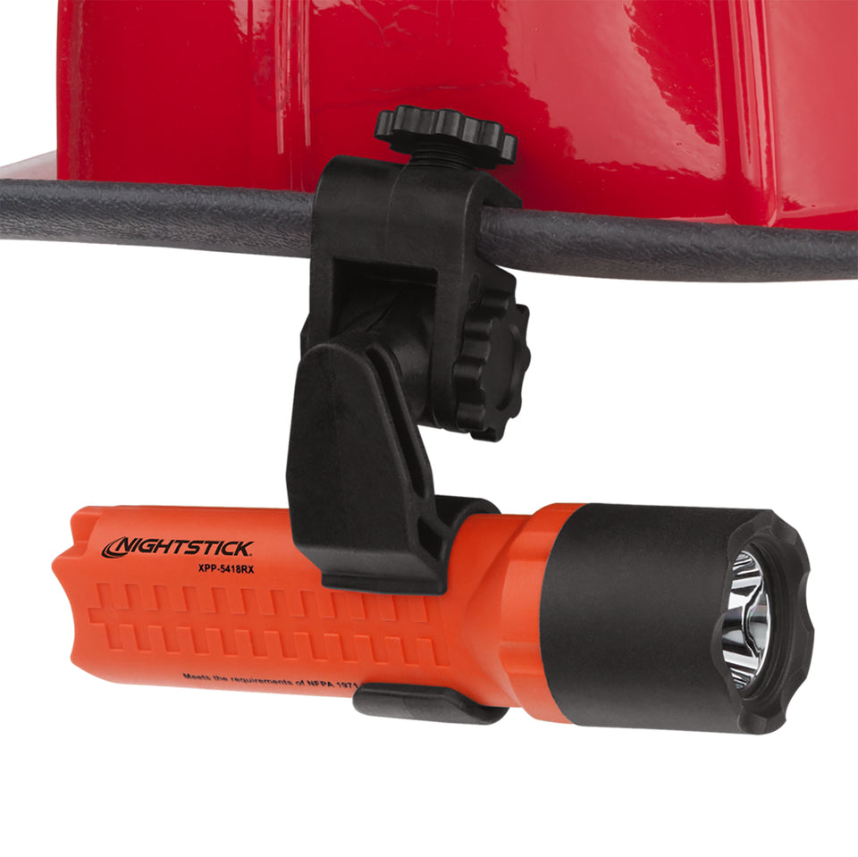 Nightstick - Intrinsically Safe Flashlight Kit w/Helmet Mounts - 3 AA (not included) - Red