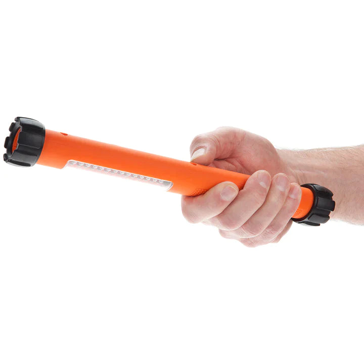 Nightstick - Multi-Purpose Work Light w/Magnetic Clip - 4 AA - Orange