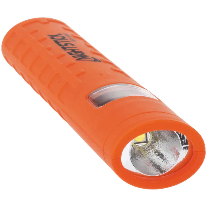 Nightstick - Dual-Switch Dual-Light Flashlight - 2 AAA - Red
