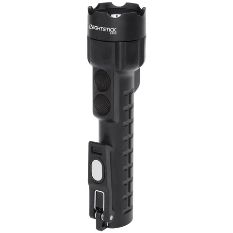 Nightstick - Dual-Light Flashlight w/Dual Magnets - 3 AA (not included) - Black