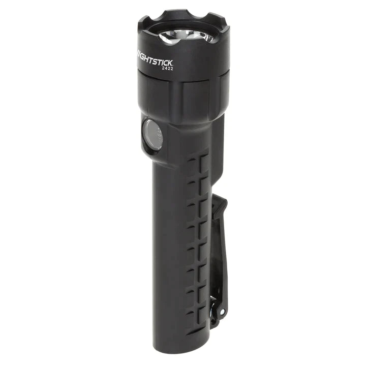Nightstick - Dual-Light Flashlight w/Dual Magnets - 3 AA (not included) - Black