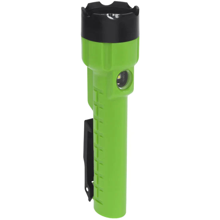 Nightstick - Dual-Light Flashlight w/Dual Magnets - 3 AA (not included) - Green