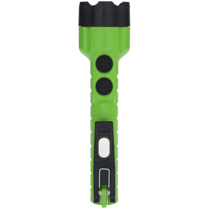 Nightstick - Dual-Light Flashlight w/Dual Magnets - 3 AA (not included) - Green