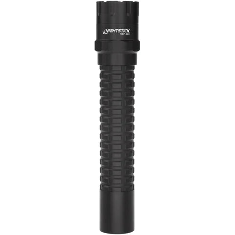 Nightstick - Metal Adjustable Beam Flashlight w/Holster - 2 AA - Black
