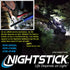 Nightstick - Polymer Duty/Personal-Size Dual-Light Flashlight w/Magnet - Li-Ion - Red