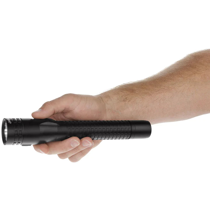 Nightstick - Metal Duty/Personal-Size Dual-Light Flashlight (DC Power Supply Only) - Li-Ion - Black