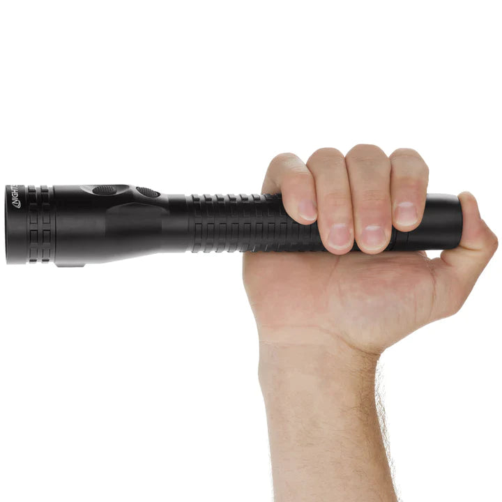 Nightstick - Metal Duty/Personal-Size Dual-Light Flashlight (DC Power Supply Only) - Li-Ion - Black