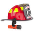 Nightstick - Intrinsically Safe Flashlight Kit w/Helmet Mounts - 3 AA (not included) - Red