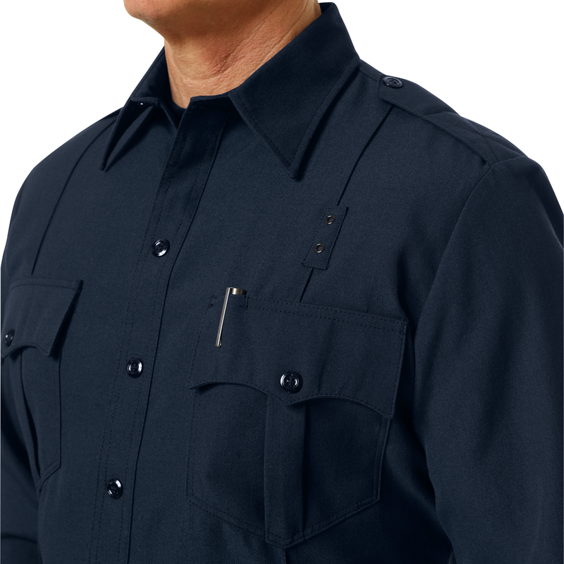 WORKRITE - MEN'S CLASSIC LONG SLEEVE FIRE OFFICER SHIRT