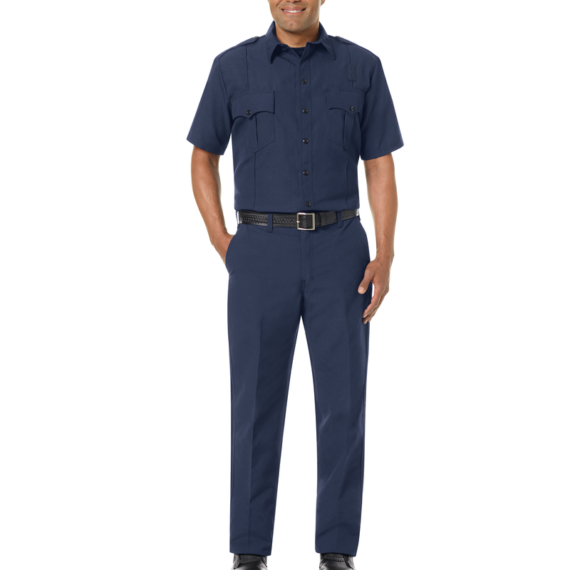 WORKRITE - MEN'S CLASSIC SHORT SLEEVE FIRE OFFICER SHIRT