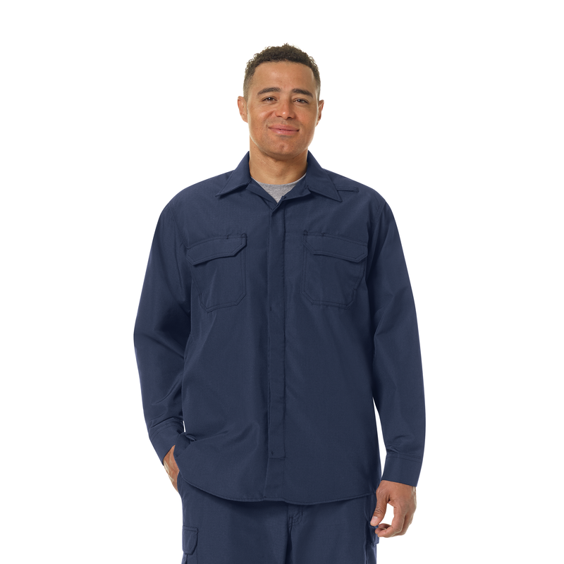 WORKRITE - MEN'S RIPSTOP TACTICAL SHIRT JACKET