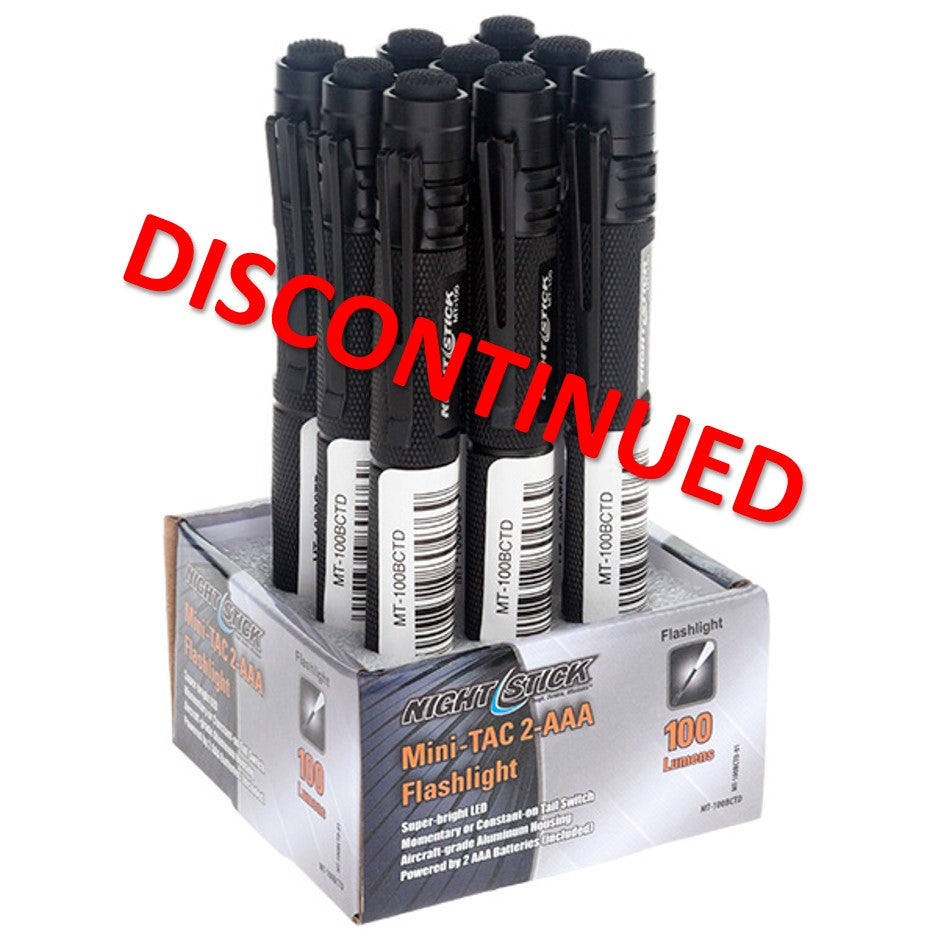 Nightstick - MT-100BCTD: Mini-TAC – 2 AAA Counter Top Display