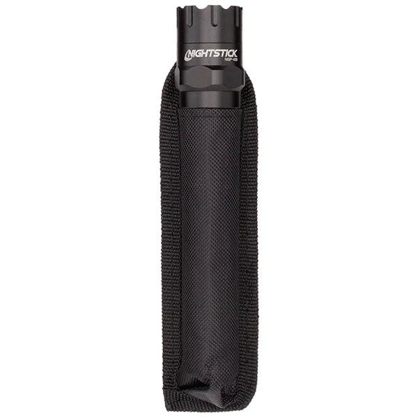 Nightstick - Metal Adjustable Beam Flashlight w/Holster - 2 AA - Black