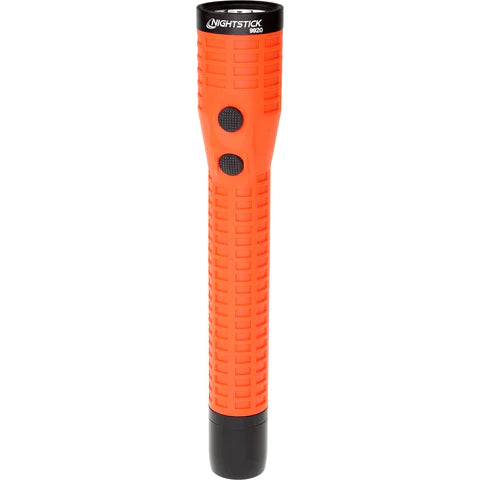 Nightstick - Polymer Duty/Personal-Size Dual-Light Flashlight w/Magnet - Li-Ion - Red