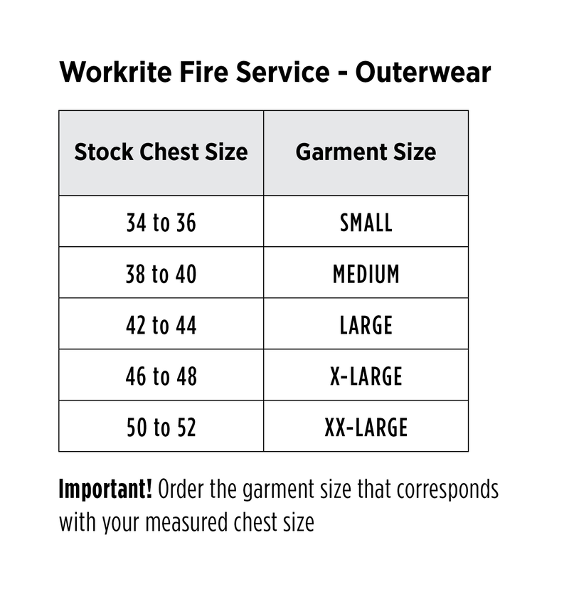 Workrite Men's Firefighter Jacket
