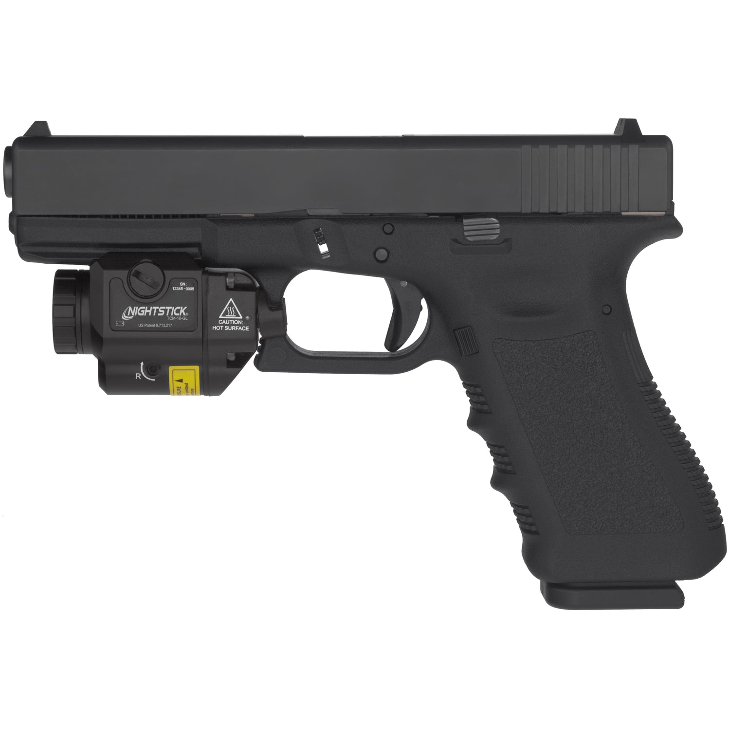 Nightstick - TCM-10-GL: Compact Weapon-Mounted Light w/Green Laser