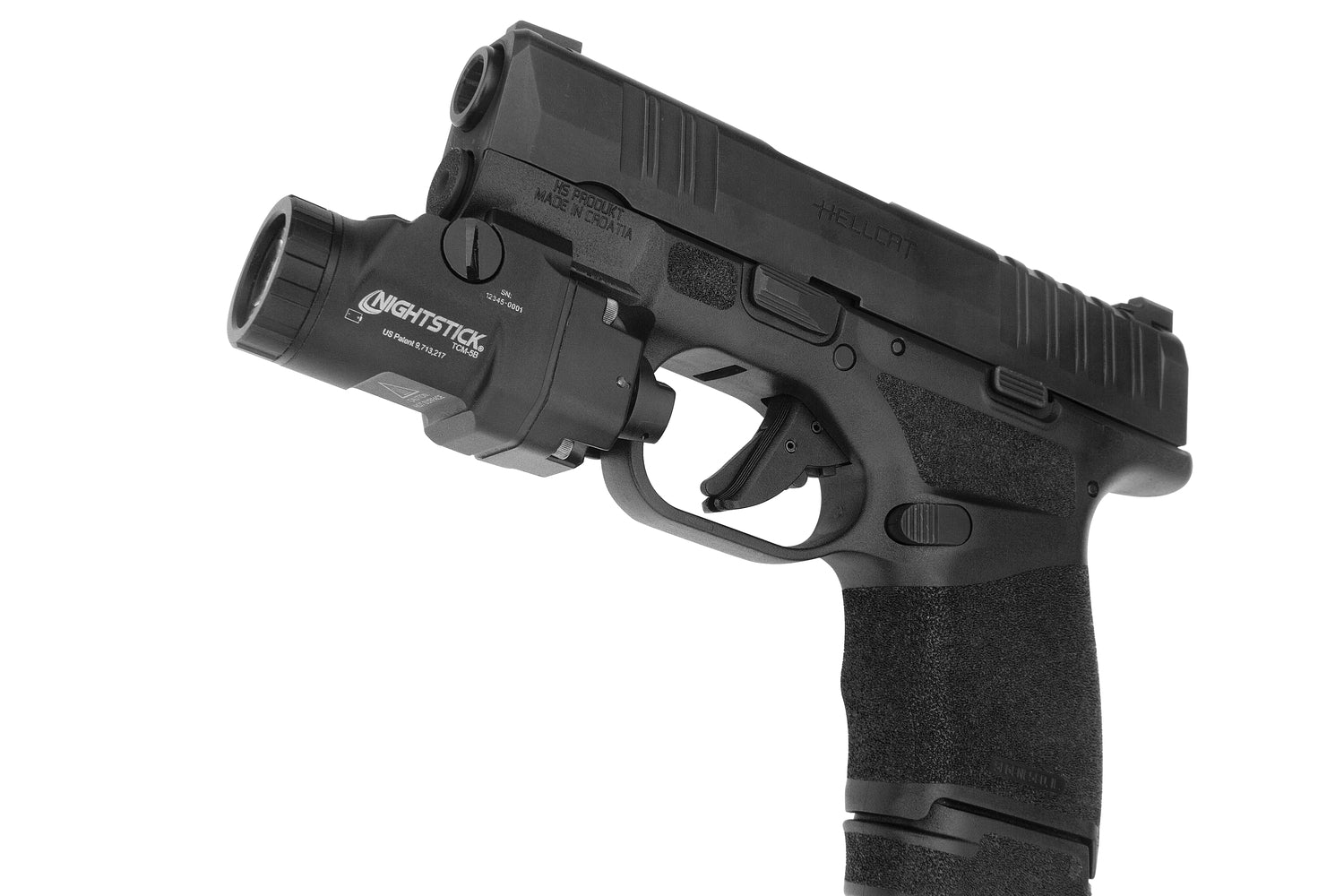 Nightstick - TCM-5B: Subcompact Weapon-Mounted Light for Narrow Rail Handguns