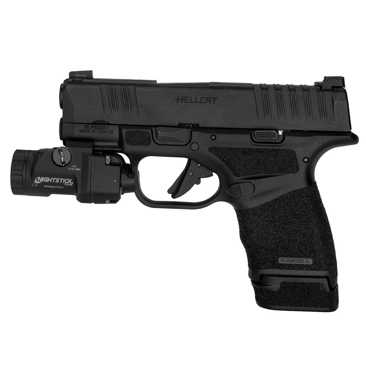 Nightstick - TCM-5B: Subcompact Weapon-Mounted Light for Narrow Rail Handguns
