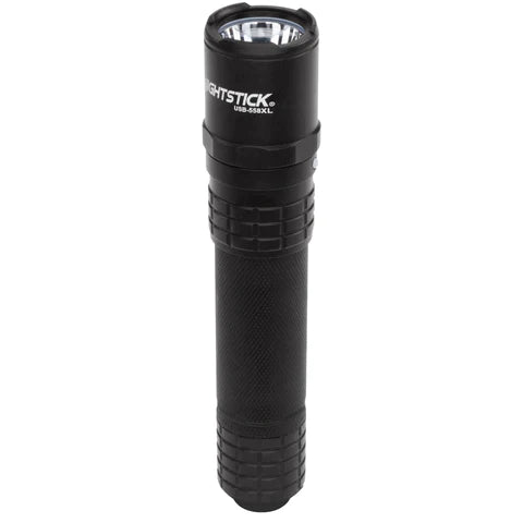 Nightstick - Metal USB Tactical Flashlight - Li-Ion - Black