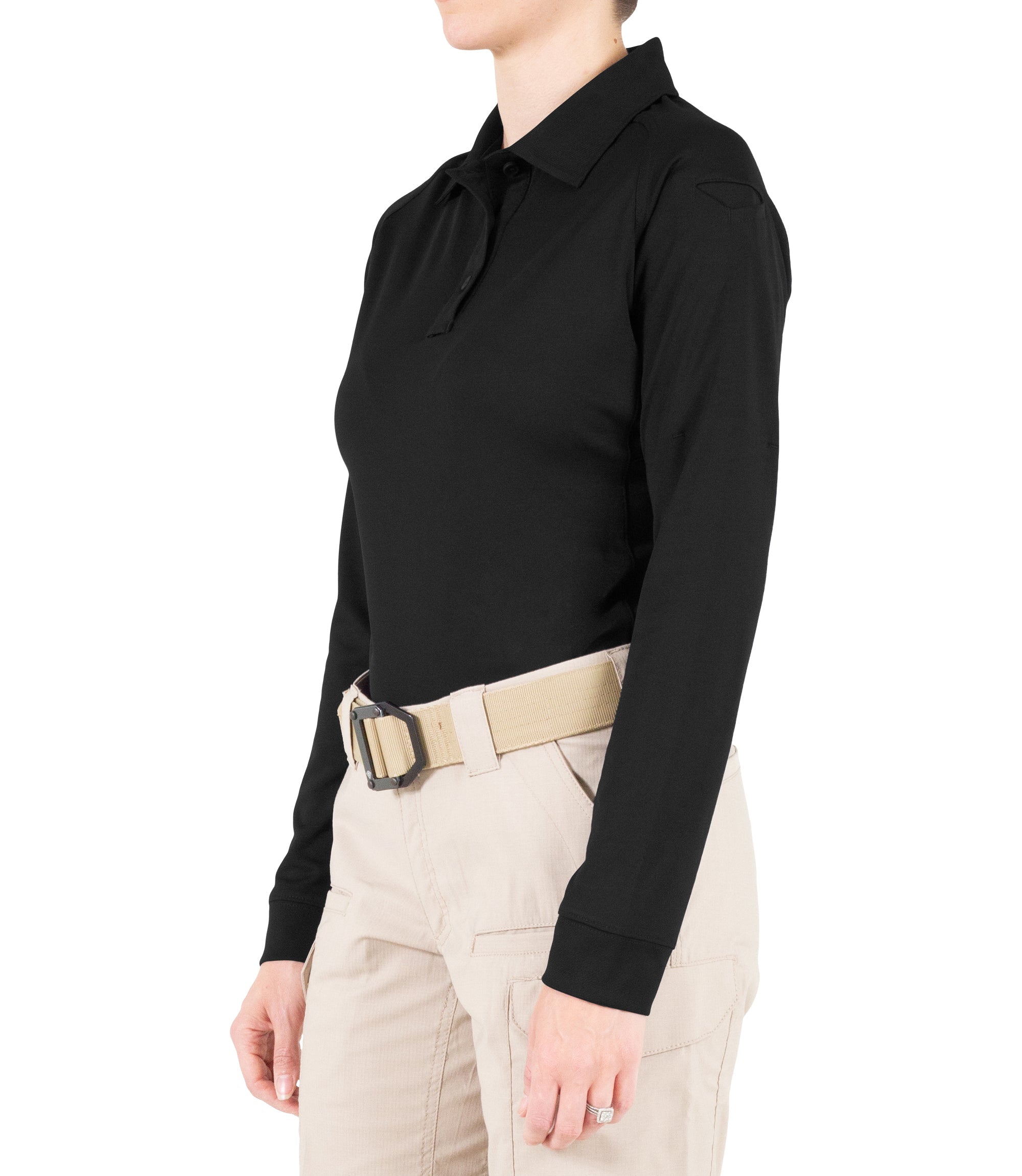 First Tactical Women's Performance Long Sleeve Polo
