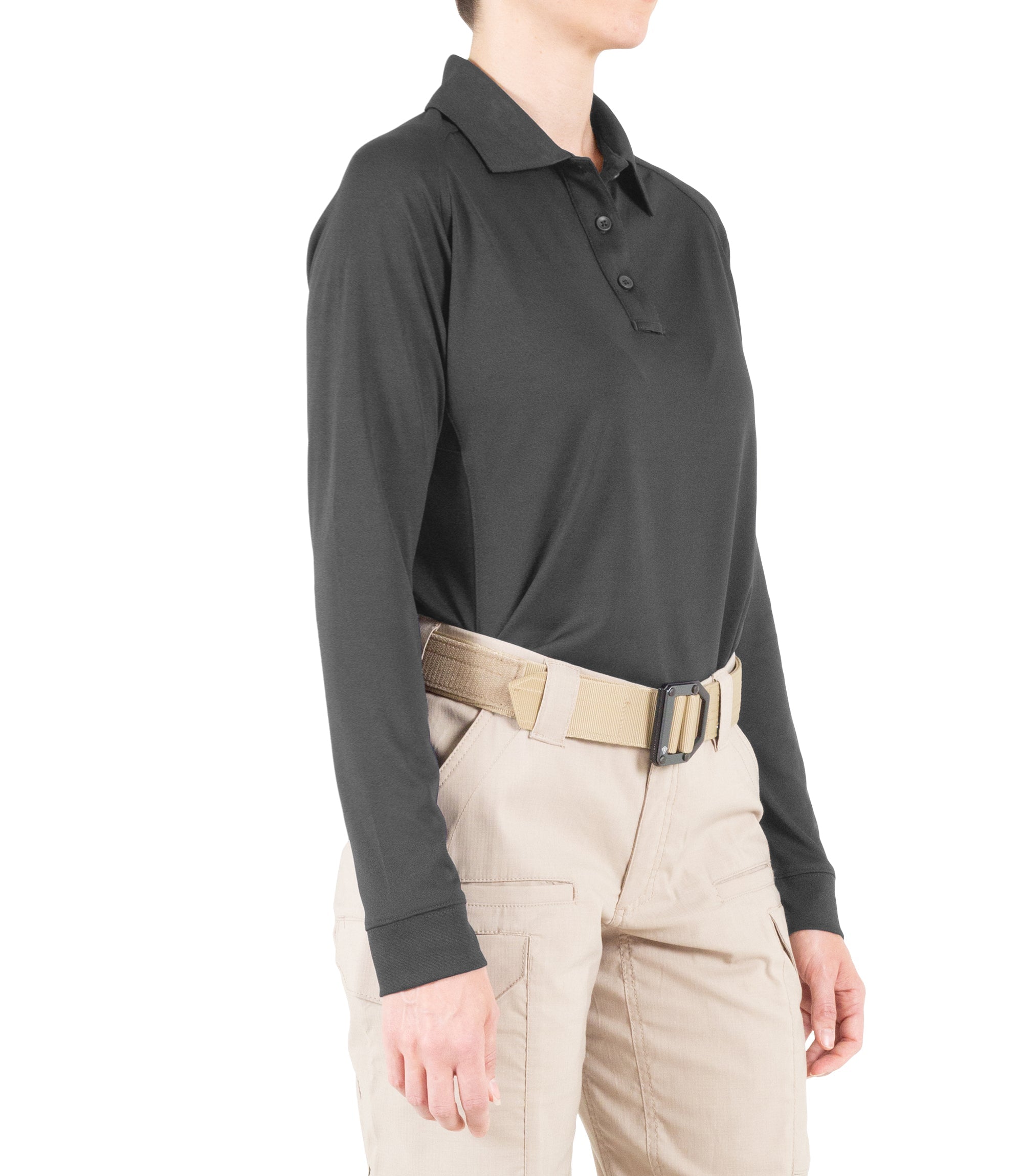 First Tactical Women's Performance Long Sleeve Polo