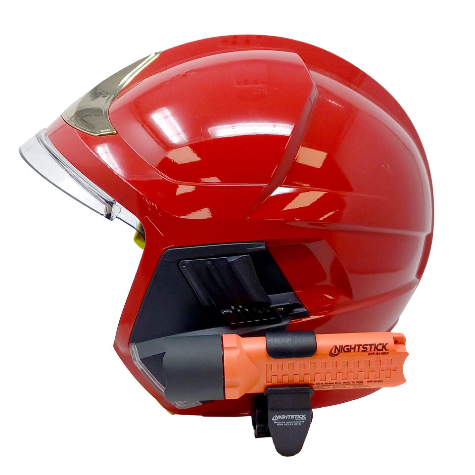 Nightstick - Intrinsically Safe Flashlight Kit w/Helmet Mounts - 3 AA (not included) - Red